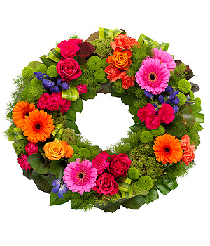 vibrant wreath